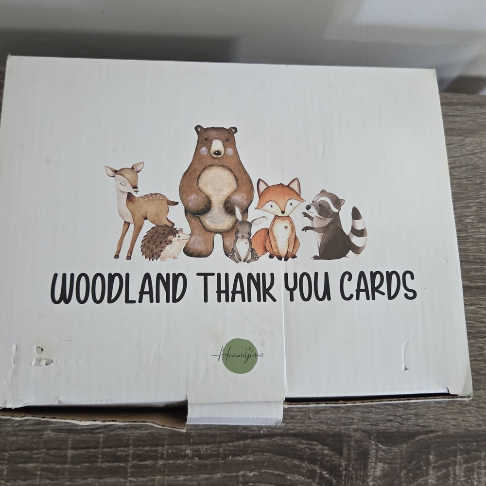 Woodland Thank You Cards